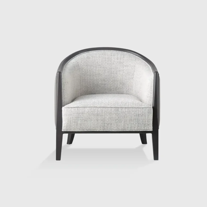 Capitano Armchair Leather and Fabric — seating
