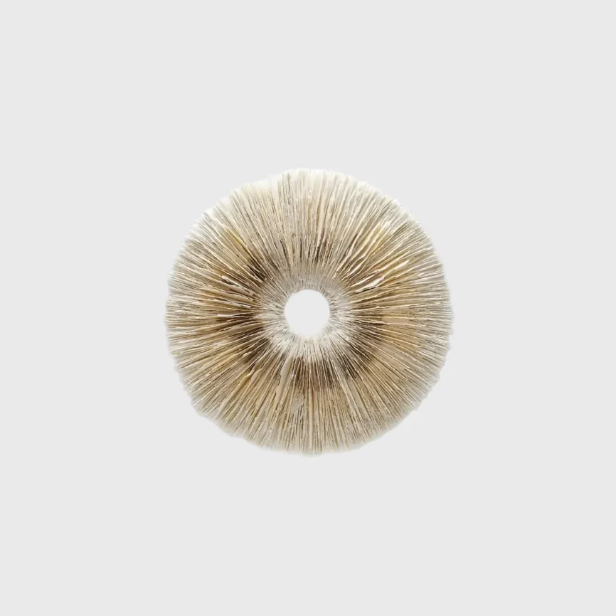 Circle of Stillness Handmade Dimensional Paper Wall Sculpture, 100×8×100 cm