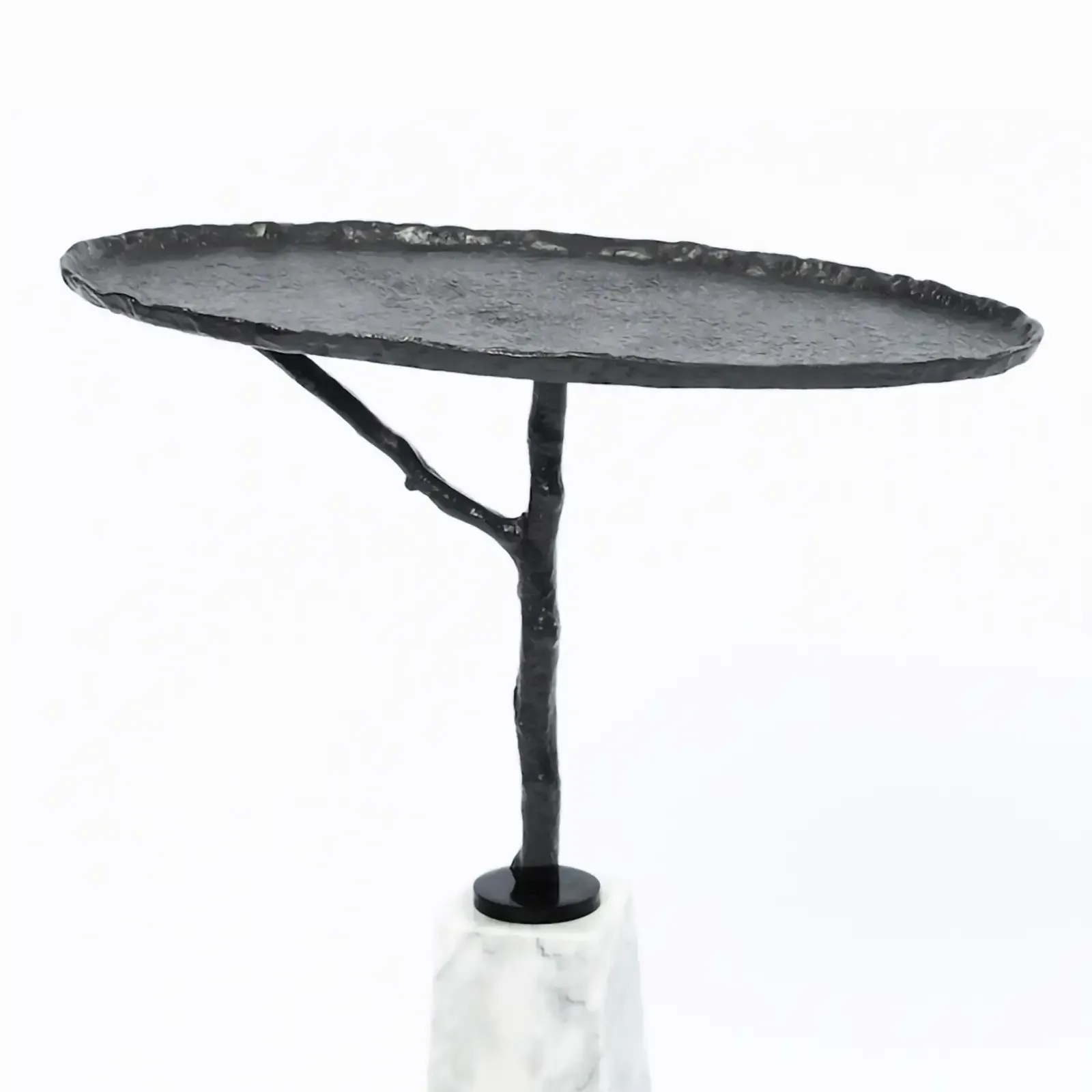 Cocktail Table O Bronze Nera And Marble — side table