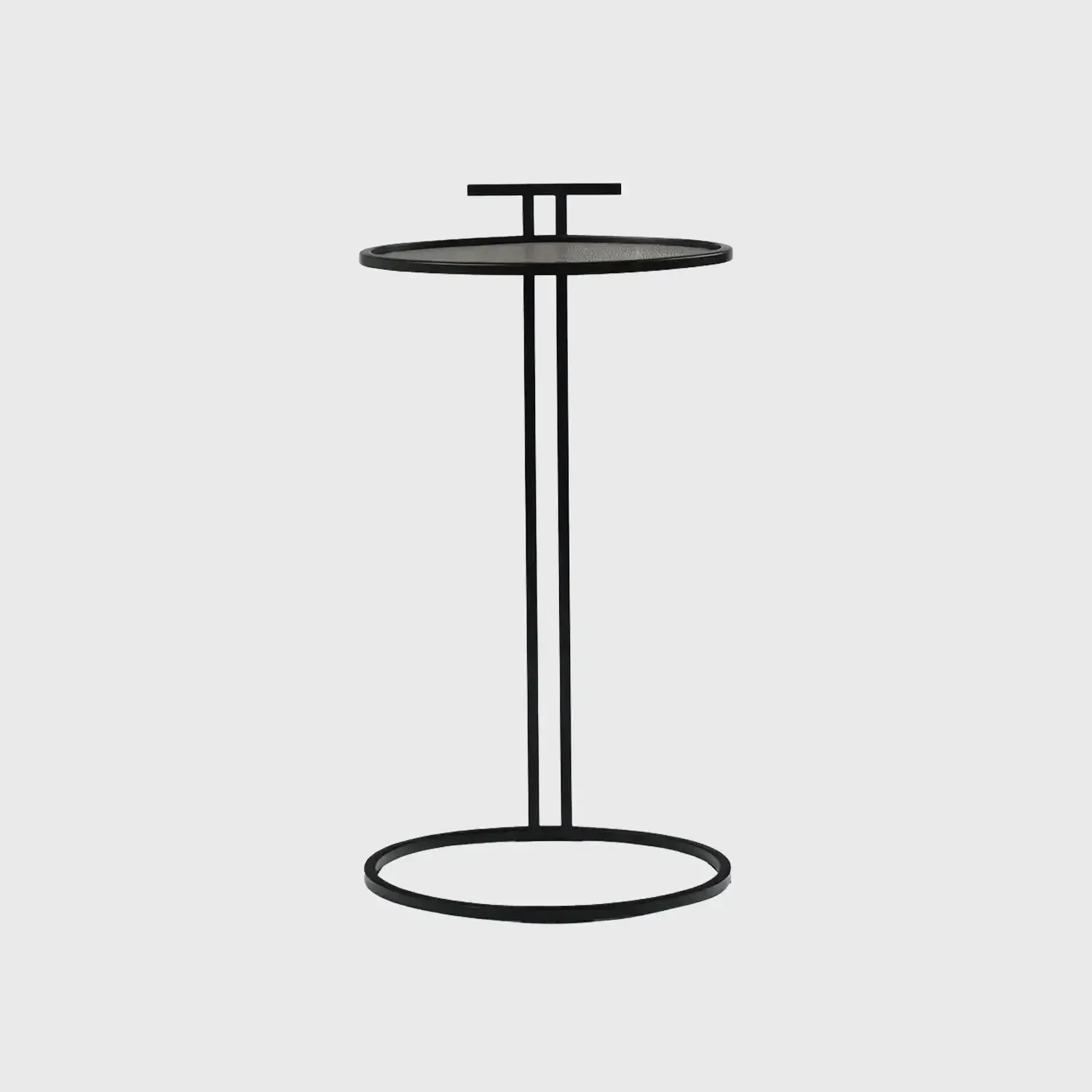 Cocktail Table Oval Grey Shagreen Leather, Grey Shagreen Leather finish