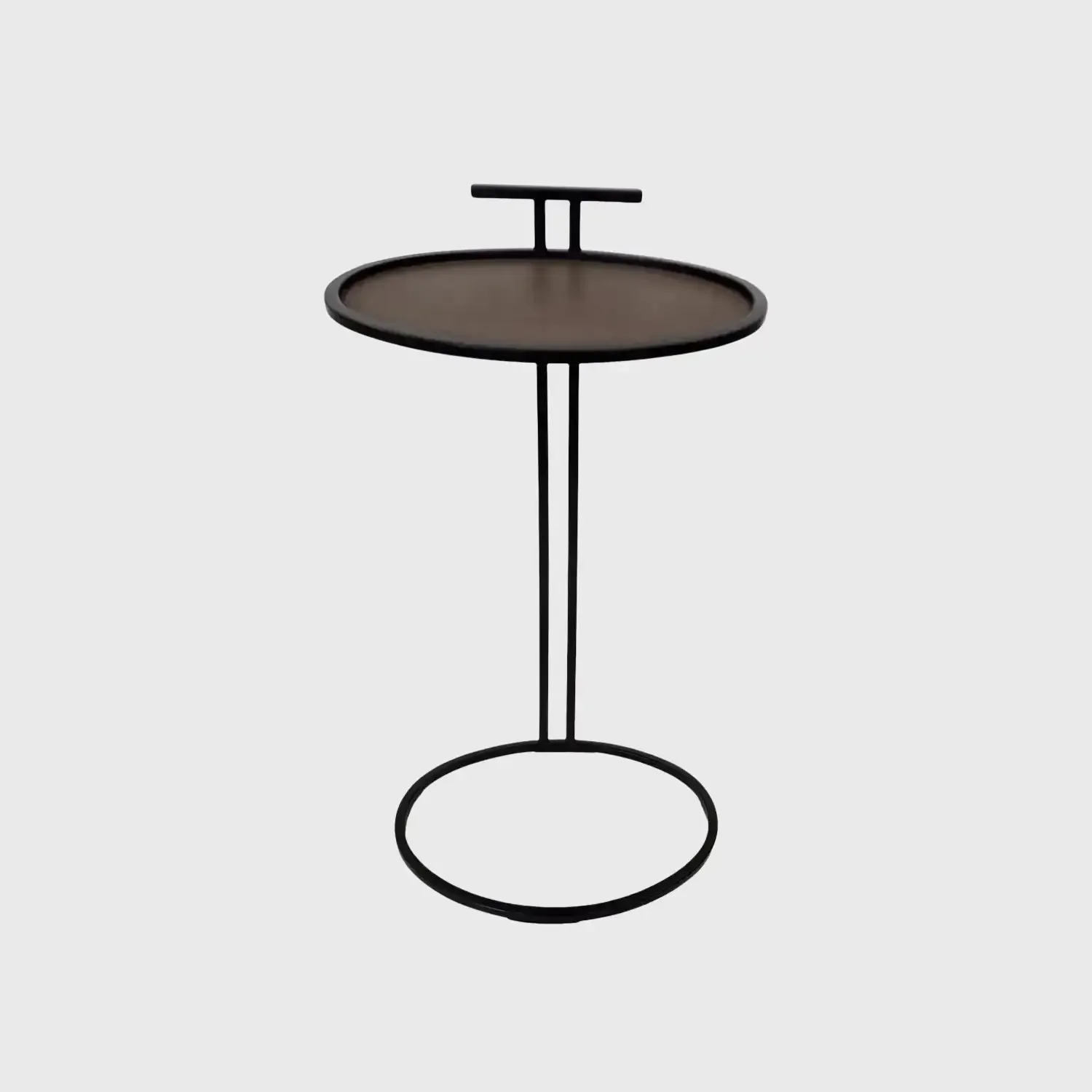 Cocktail Table Oval Valen Leather, Valen Leather finish