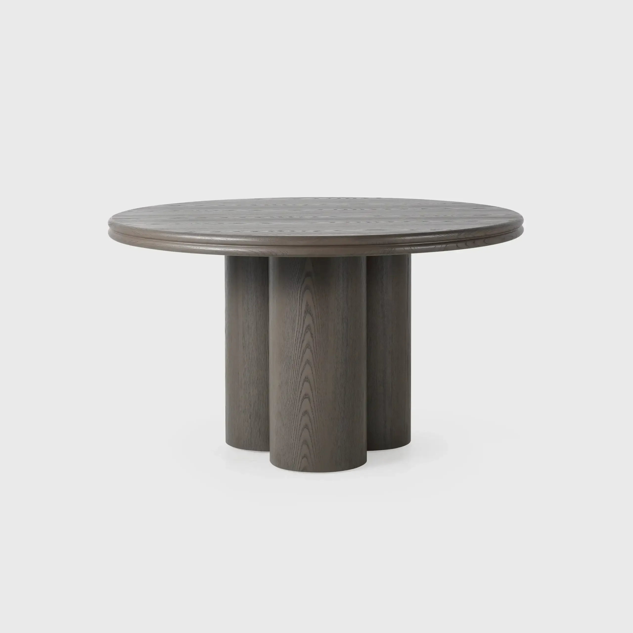 Column Round Dining Table 132cm Macchiato, Macchiato finish