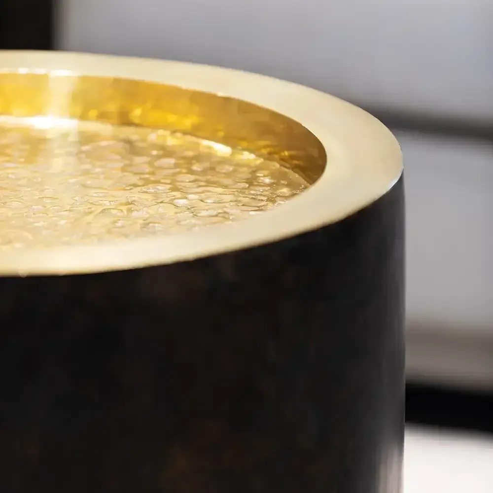 Crater Bronze Table — side table