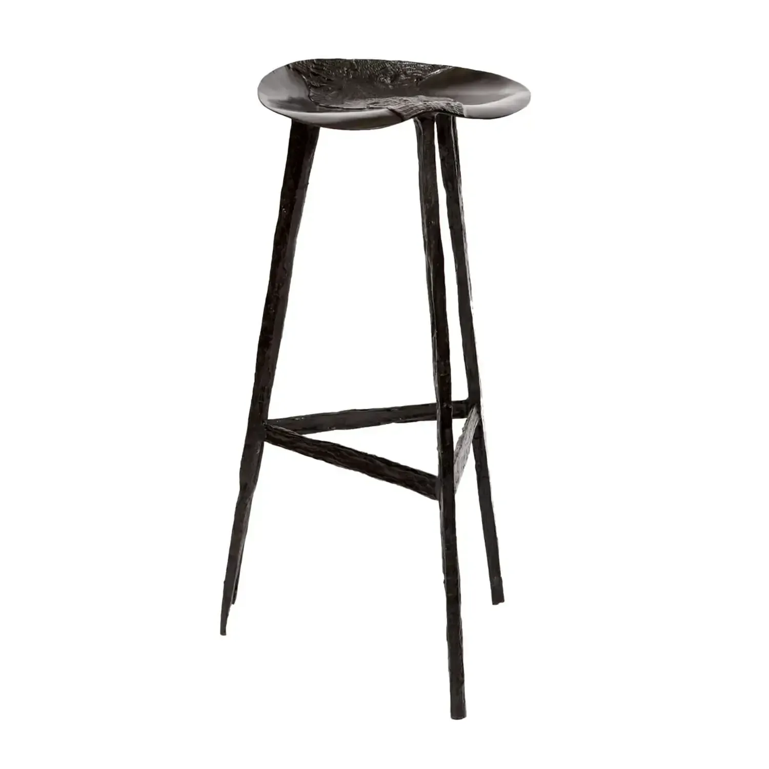 Croc Bar Stool Bronze Nera, Bronze Nera finish