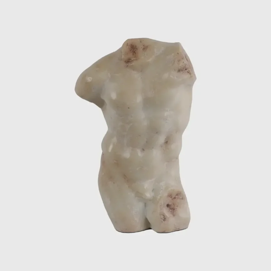 Decorative Marble Belvedere Torso, 25×15.5×39 cm
