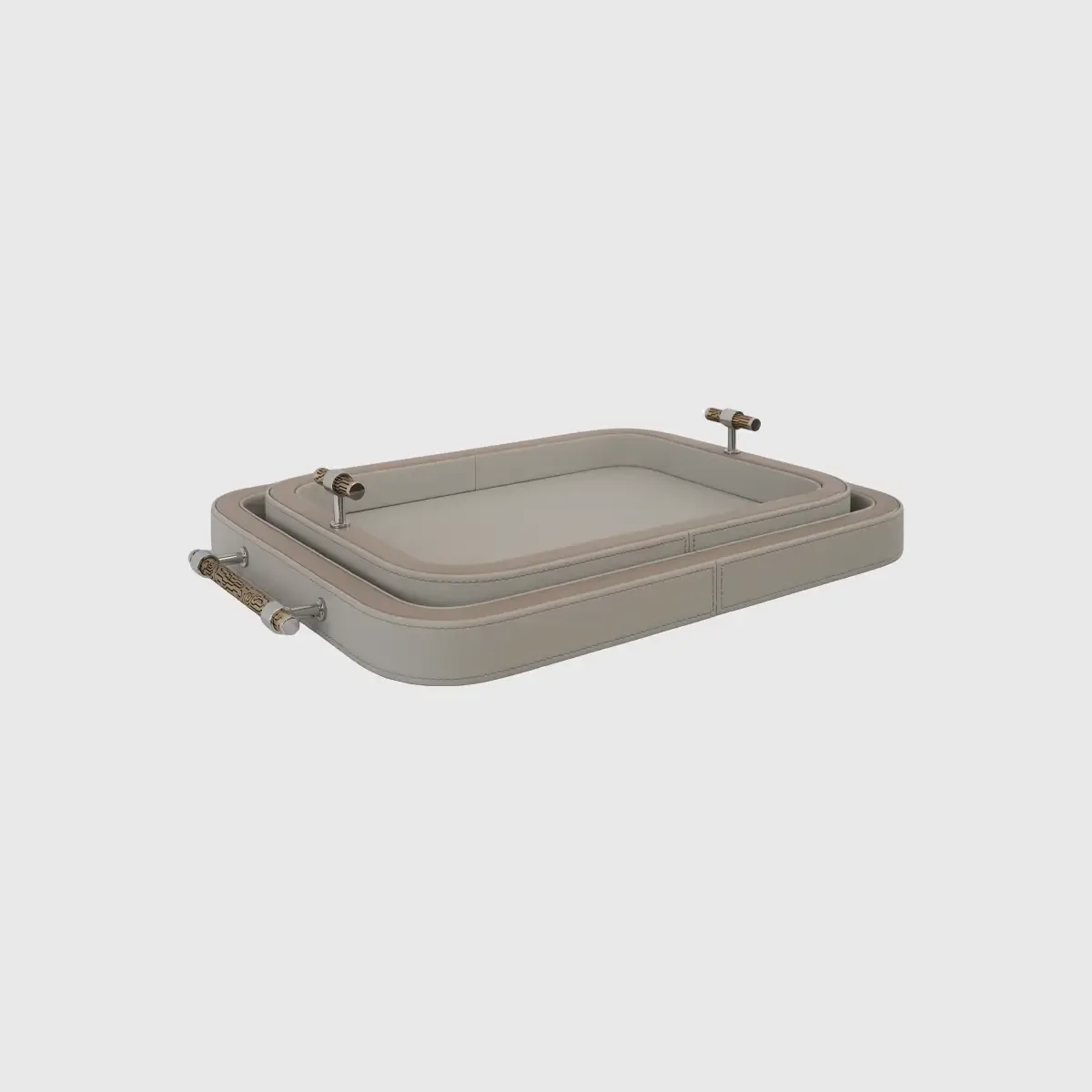 Dune Tray Grey Large, 35×45×4 cm