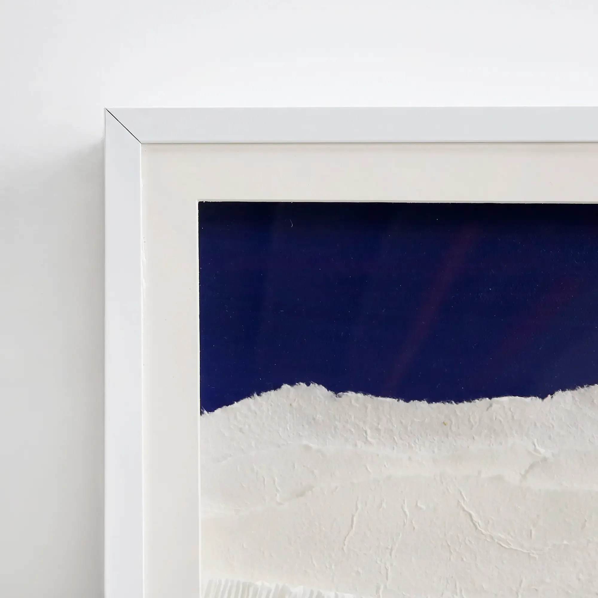 Echoes of the Sky Handmade Dimensional Paper Wall Art — With layered ridges and organic contours, the sculpture captures…