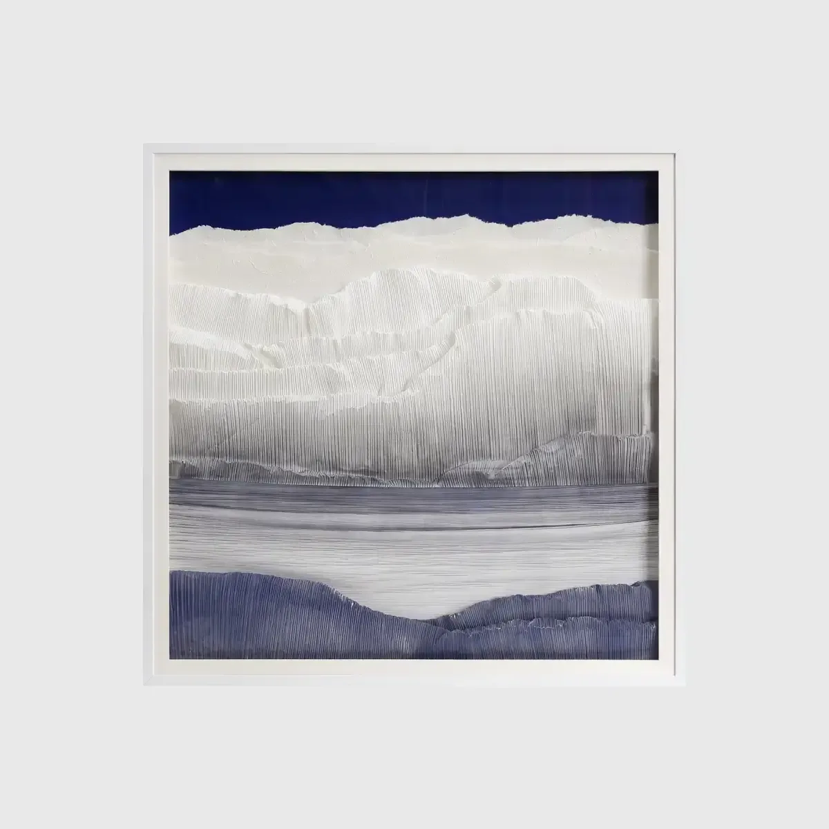 Echoes of the Sky Handmade Dimensional Paper Wall Art — Elevate your interiors with the Echoes of the Sky Handmade…