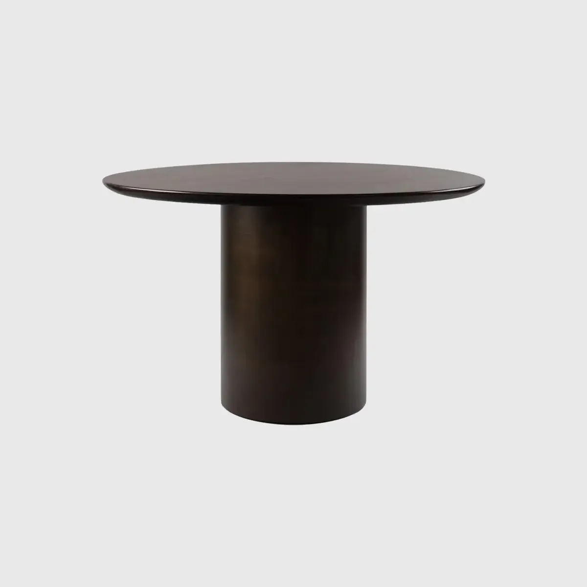 Embassy Round Dining Table Rosewood Top, 129×129×78 cm