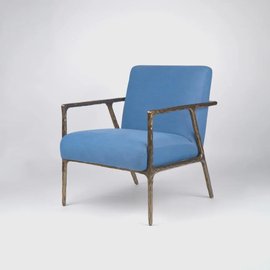 Forged Armchair Bronze Dorato, Bronze Dorato finish