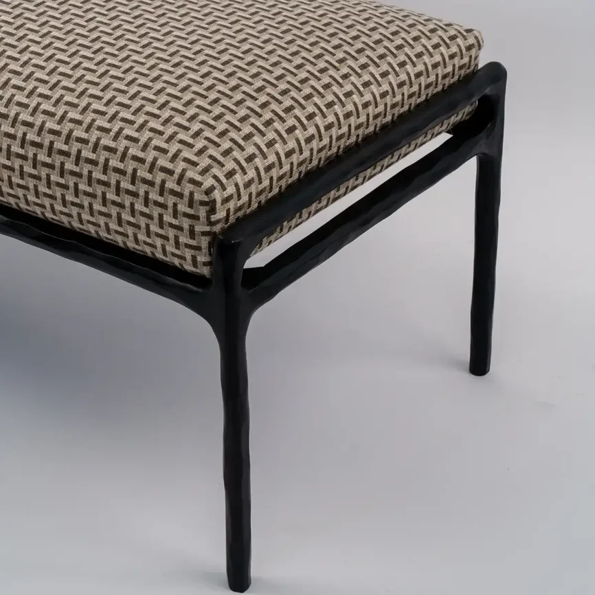 Forged Bench Bronze Nera, 130×45×42 cm