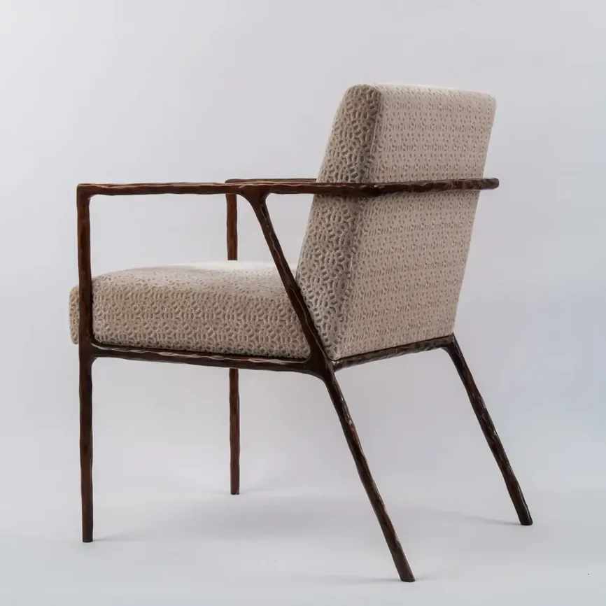 Forged Chair Antique Bronze, 58×70×90 cm