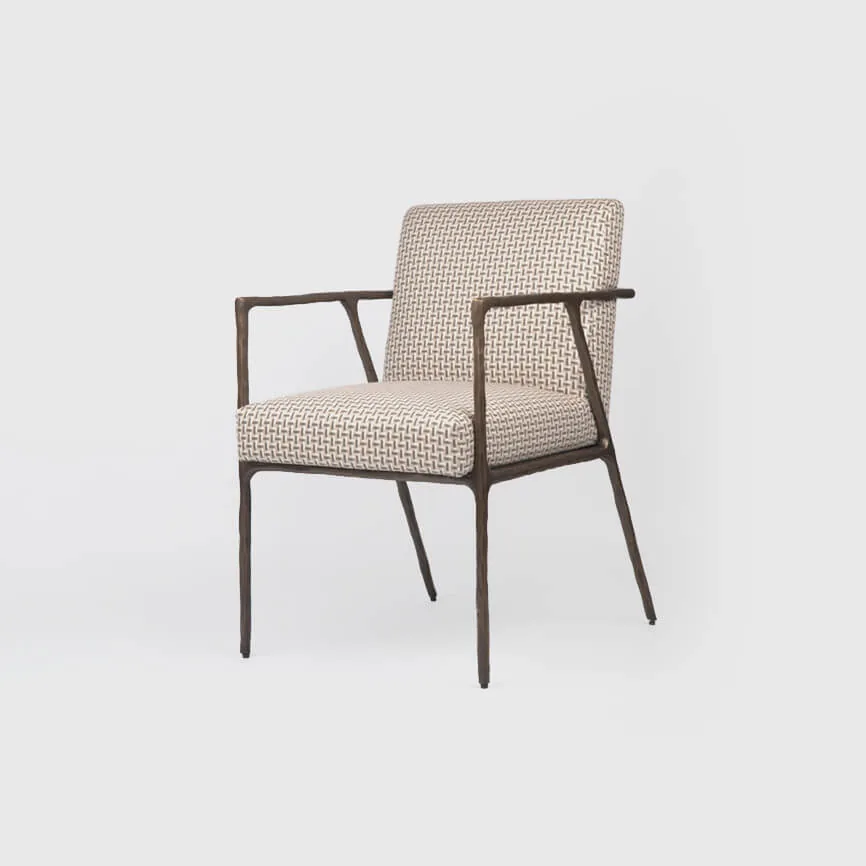 Forged Chair Bronze Dorato, Bronze Dorato finish