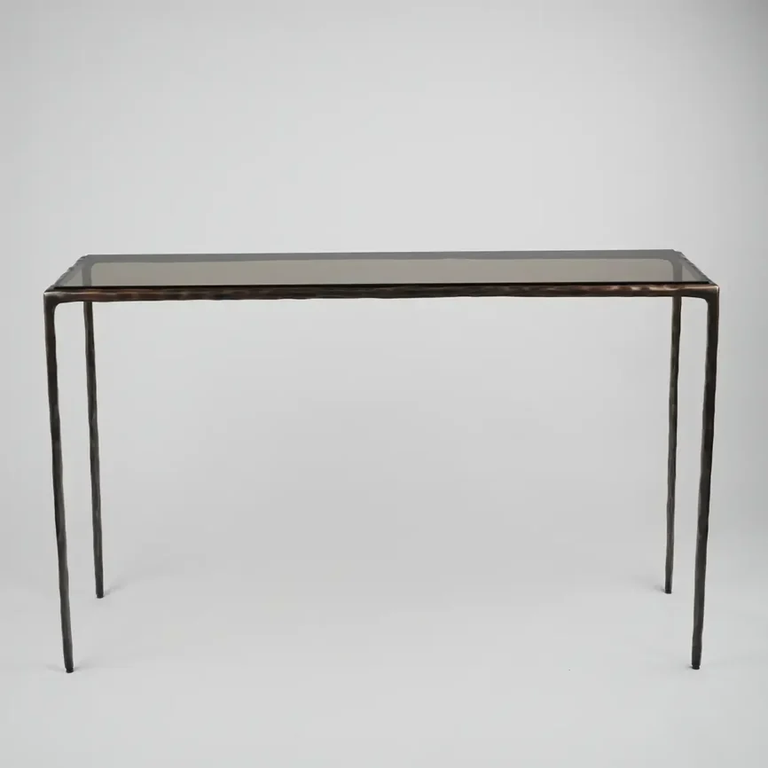 Forged Console Bronze Dorato, Bronze Dorato finish