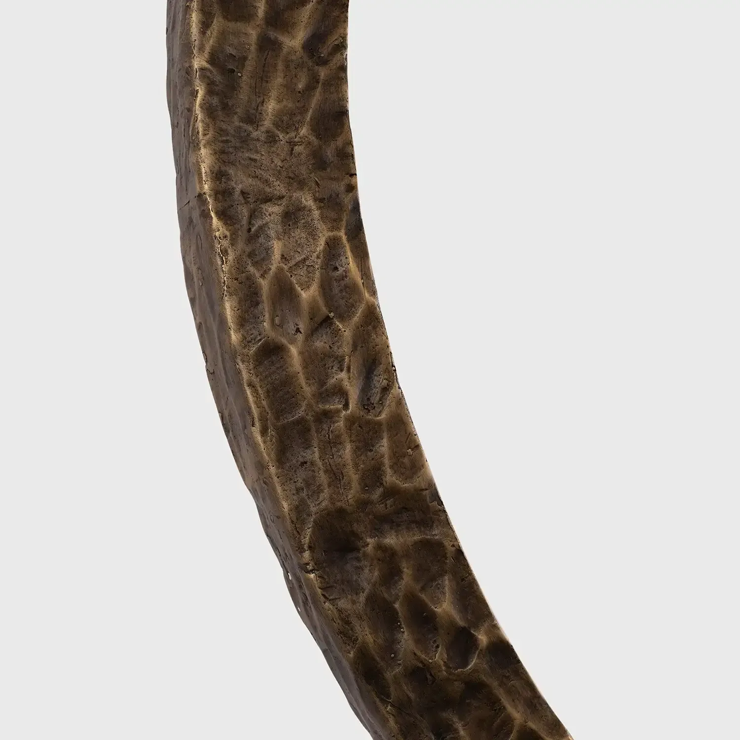 Forged Round Mirror Bronze Dorato — mirror