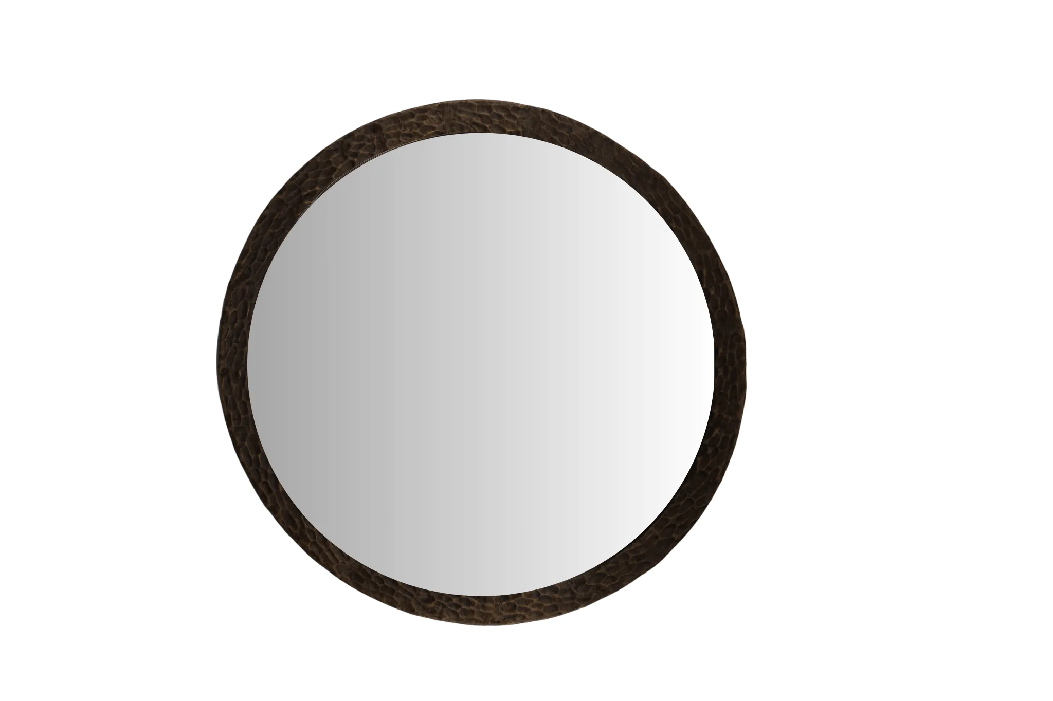 Forged Round Mirror Bronze Dorato — The Forged Round Mirror in Bronze Dorato is a timeless piece that blends artisanal…
