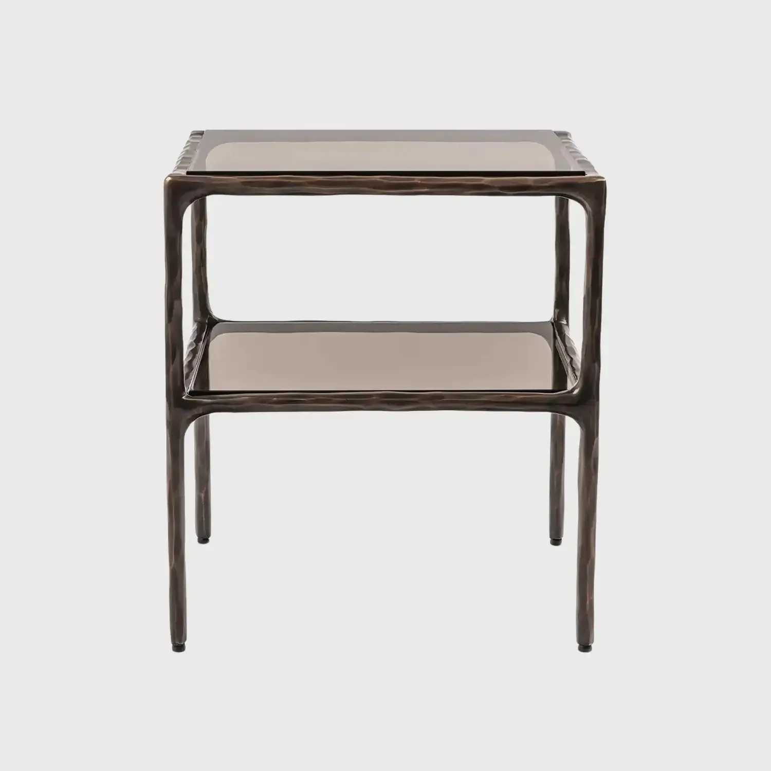 Forged Side Table Bronze Dorato, Bronze Dorato finish