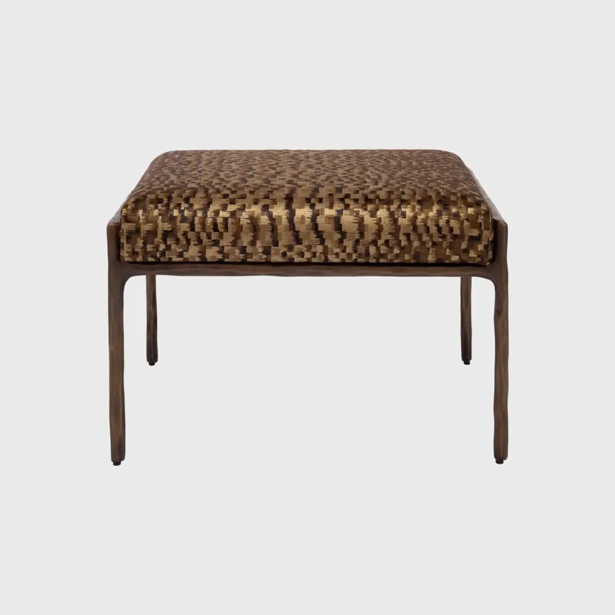 Forged Stool Bronze Dorato, Bronze Dorato finish