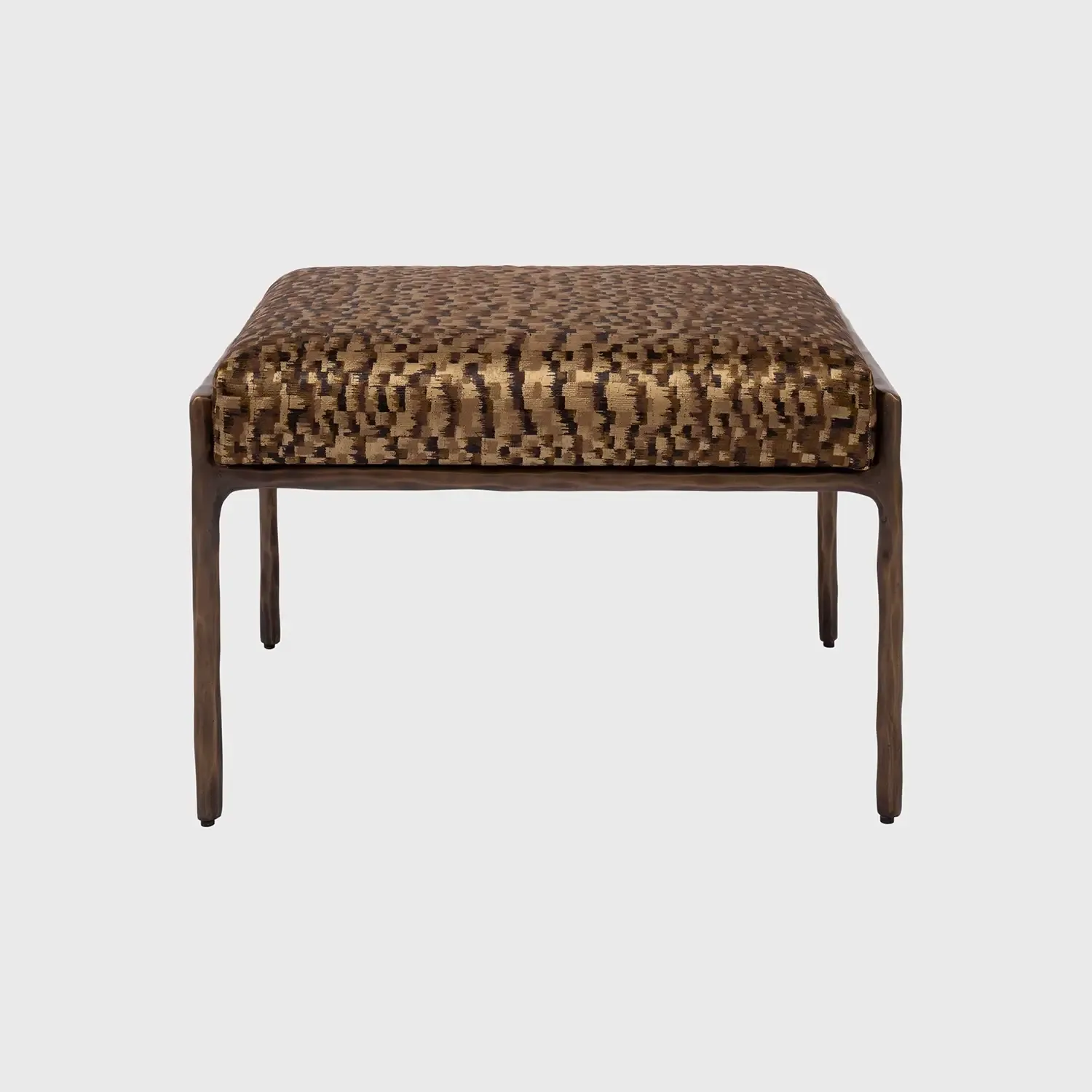 Forged Stool Bronze Dorato, Bronze Dorato finish