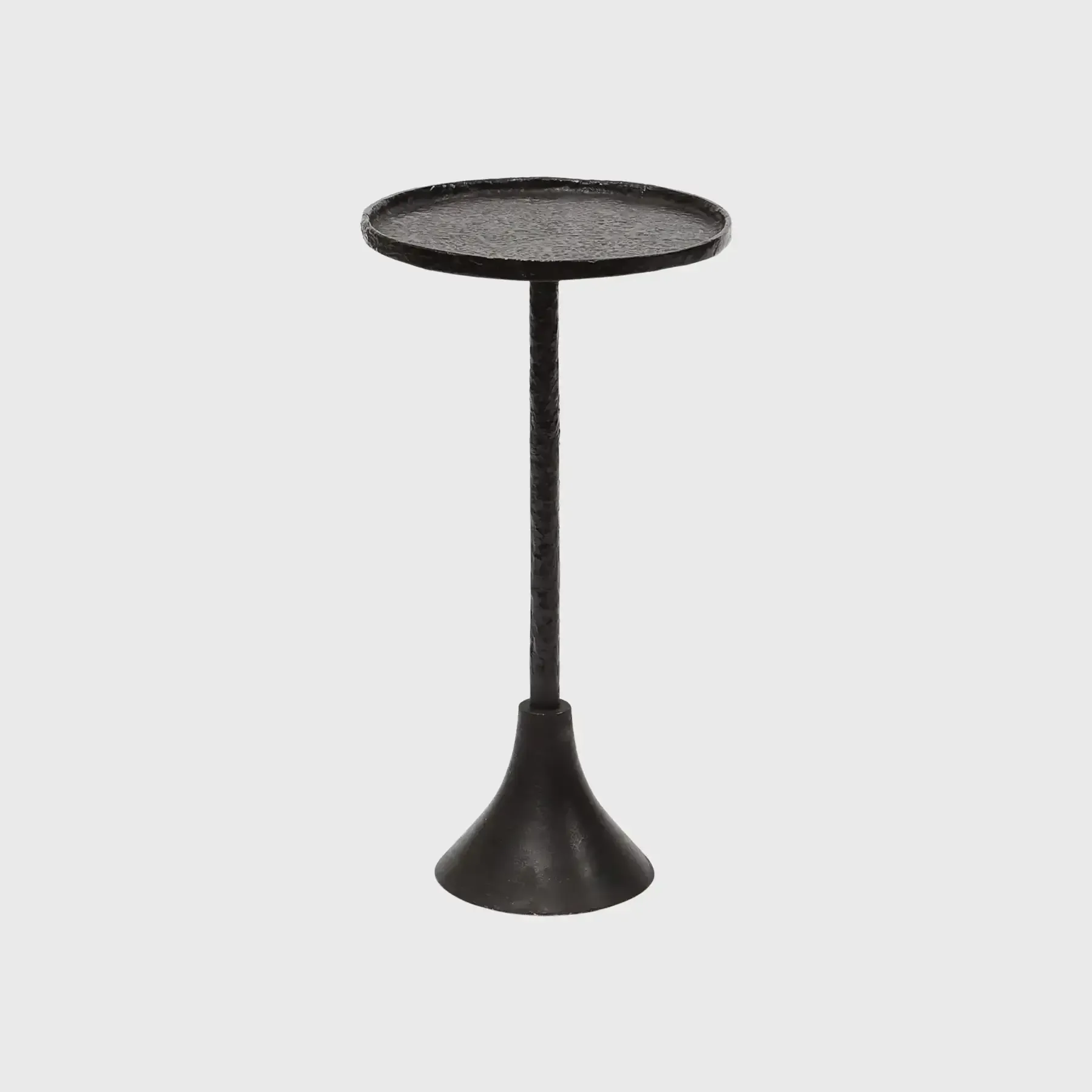 Gimlet Bronze Nera Round Cocktail Table, Bronze Nera finish