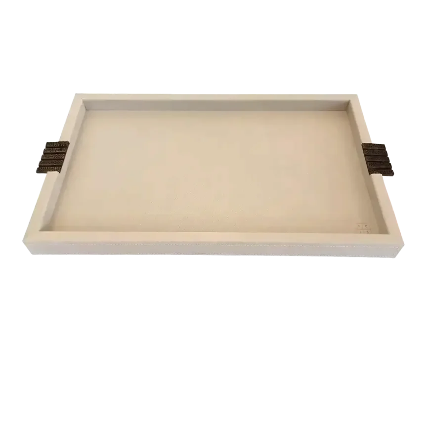 Honeycomb Tray Pumice Leather, Pumice Leather finish