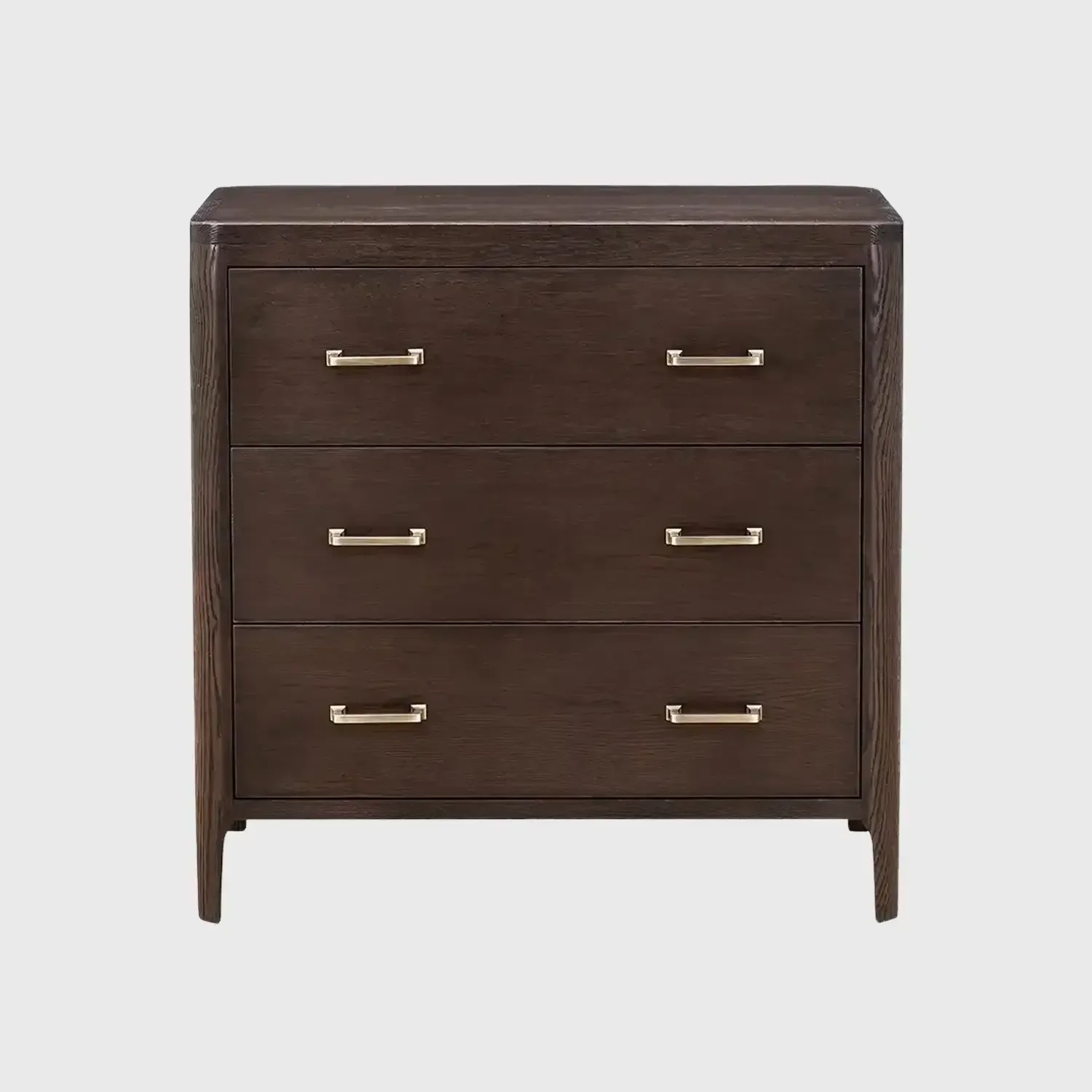 Hudson 3 Drawer Chest Brushed Brown Oak, Brushed Brown Oak finish