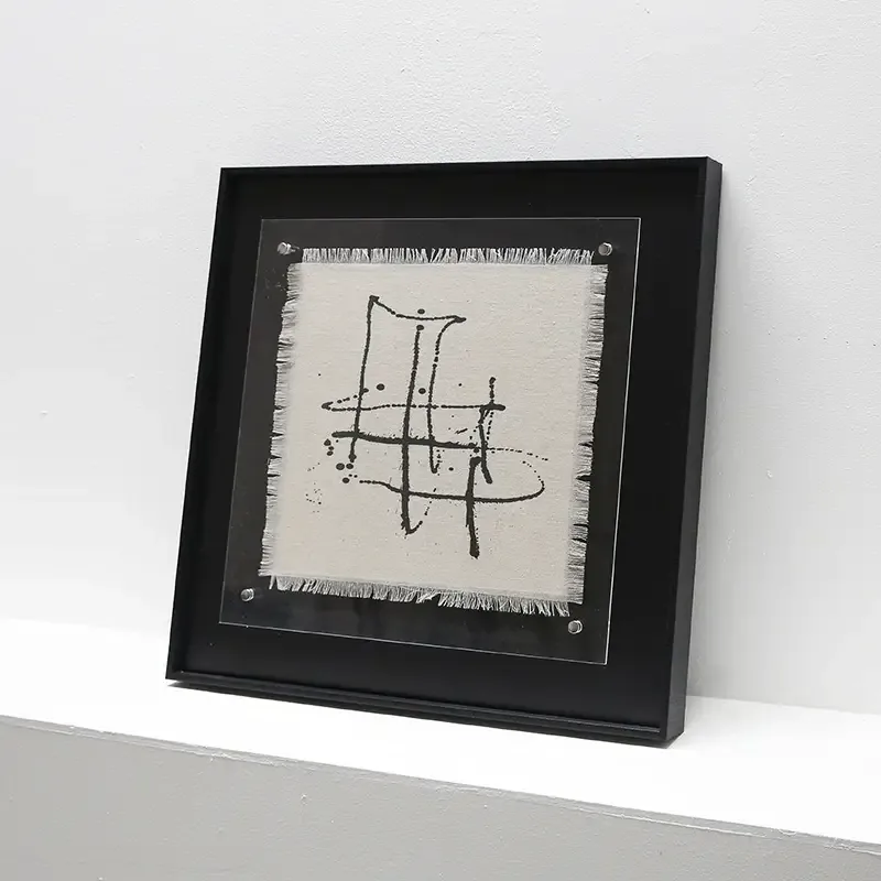 Inkbound Echoes 1 Original Linen Printing Art — Handmade original, not a reproduction