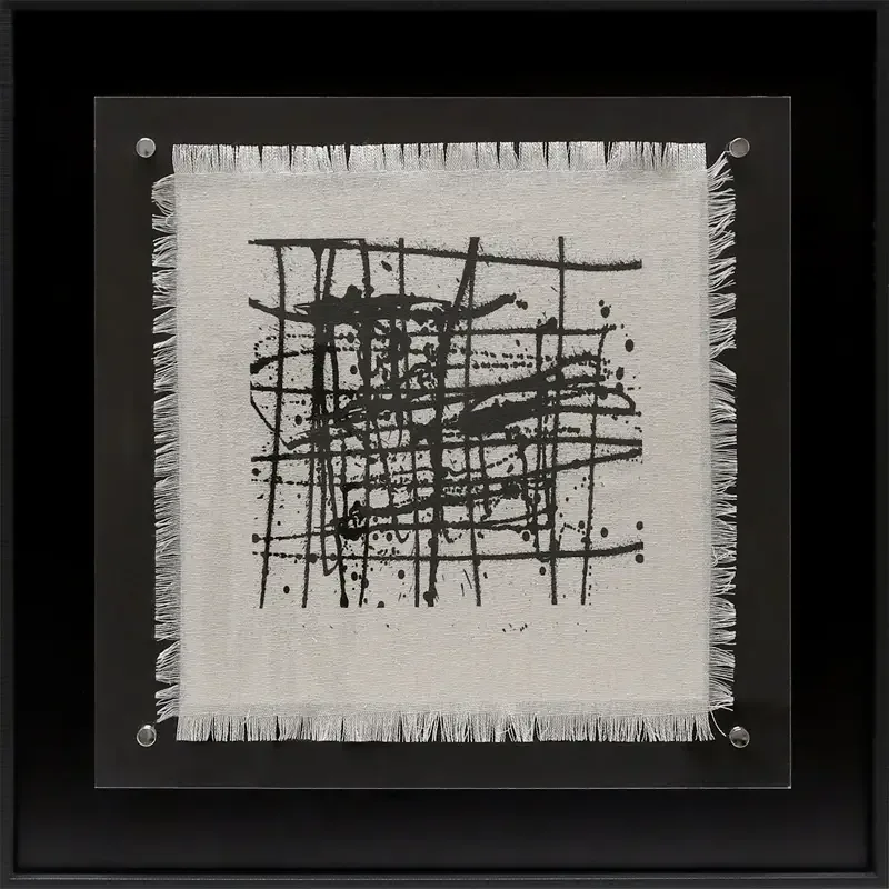 Inkbound Echoes 2 Original Linen Printing Art — latest design