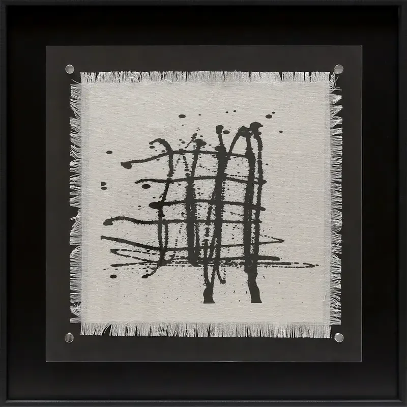 Inkbound Echoes 3 Original linen printing art — latest design