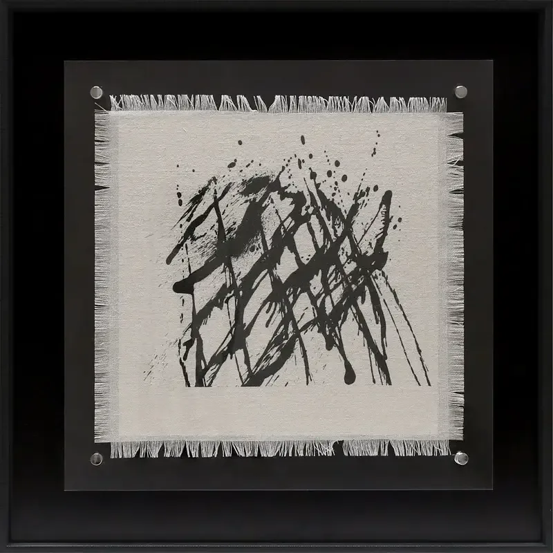 Inkbound Echoes 4 Original linen printing art — latest design