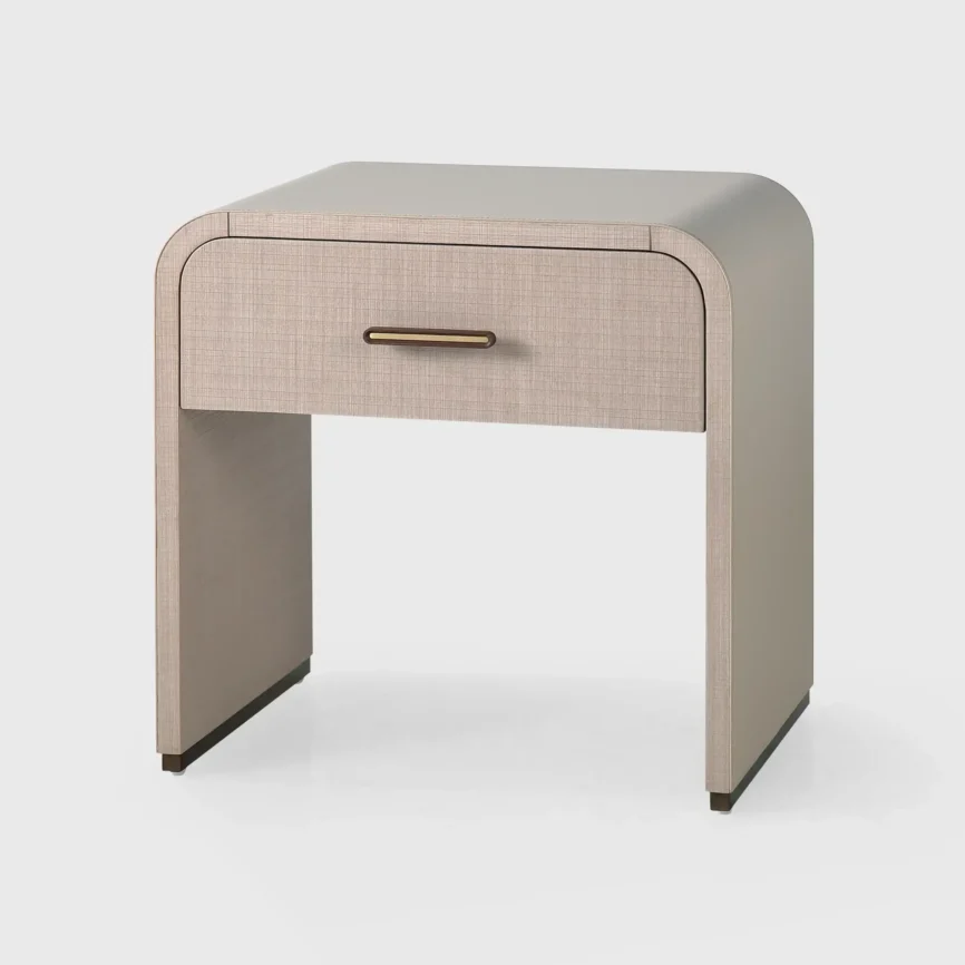Jason 1 Drawer Nightstand, 60×45×60 cm