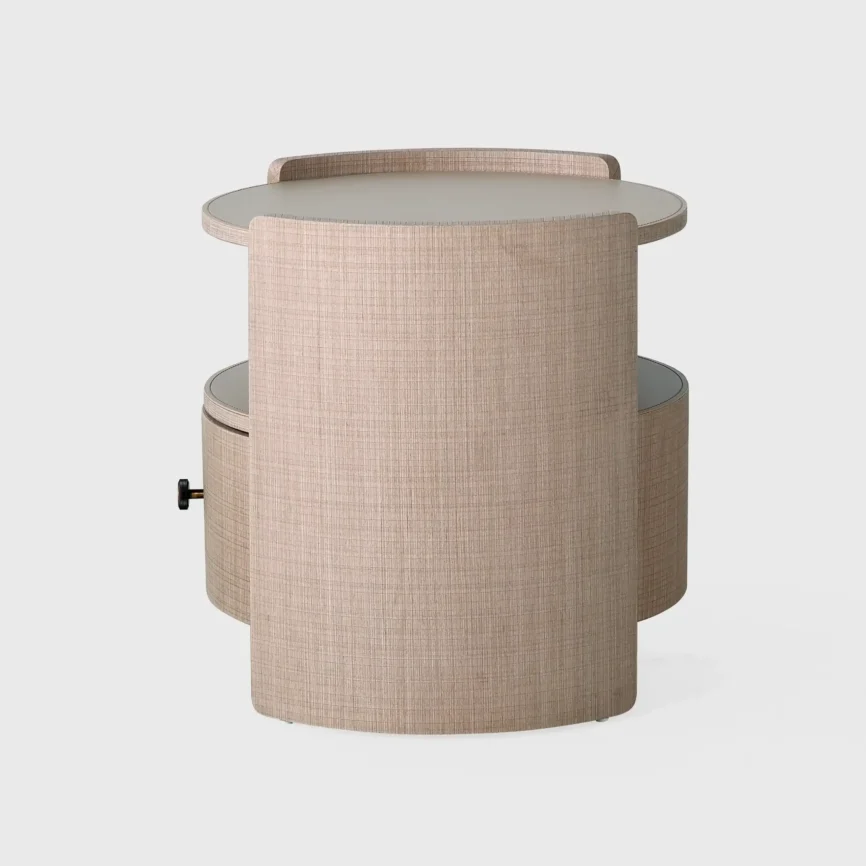 Jason Round Nightstand, 50×46.3×48 cm