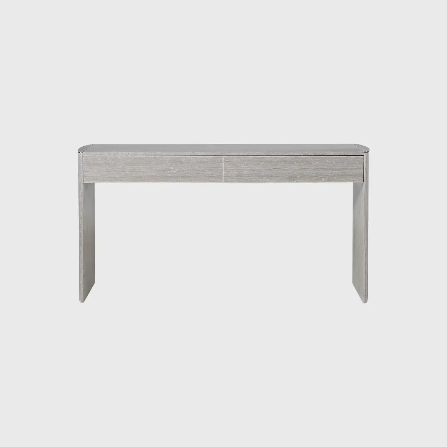 Kassandra 2 Drawer Console 150cm, Cream Engineered Veneer finish