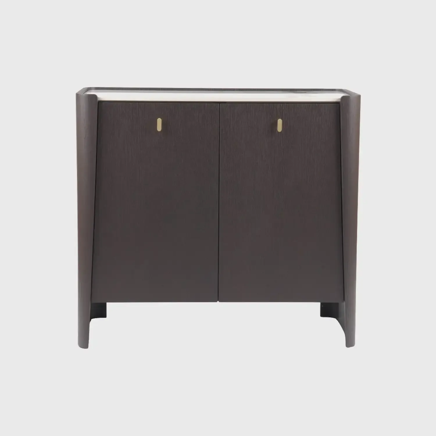 Kelly 2 Door Cabinet, Espresso Oak finish