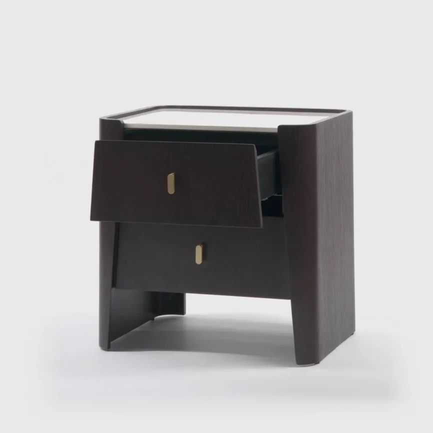 Kelly 2 Drawer Bedside, 55×45×55 cm