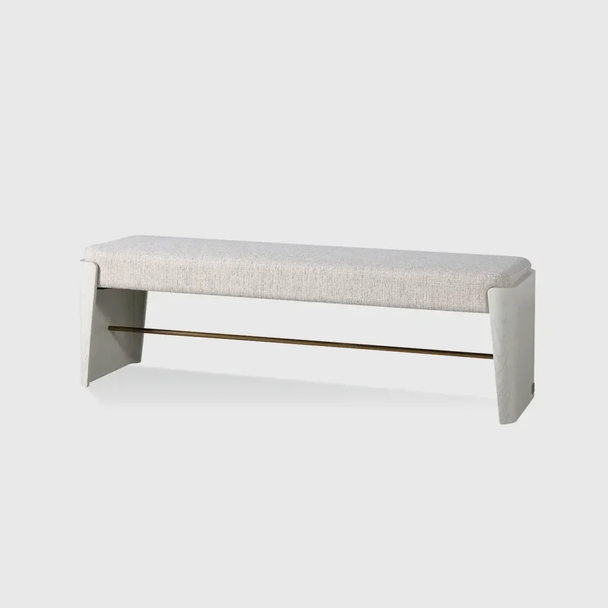 Kelly Bench White Ash, 140×45×45 cm
