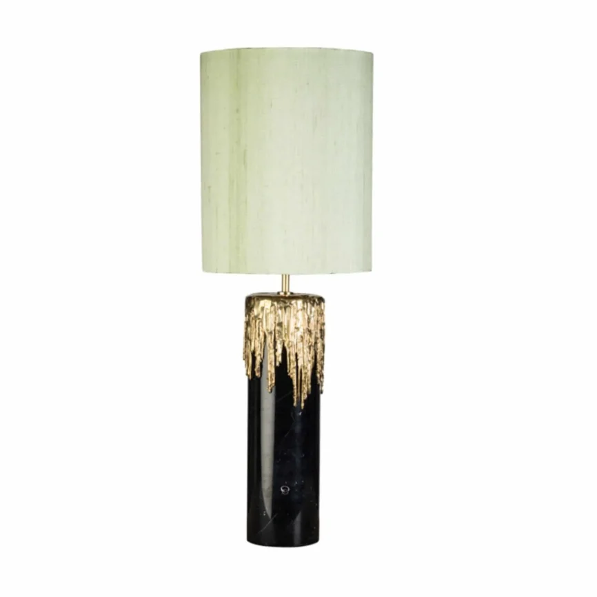 Lava Lamp Marble Nera, 14×14×50 cm