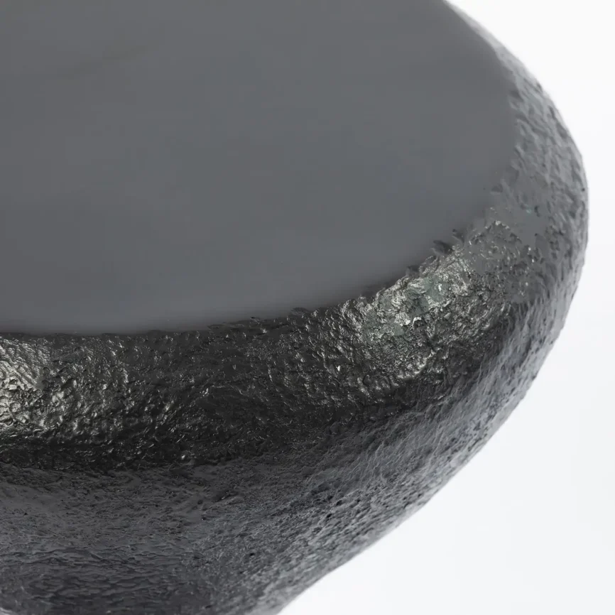 Lava Table Bronze Nera, 36×36×51 cm