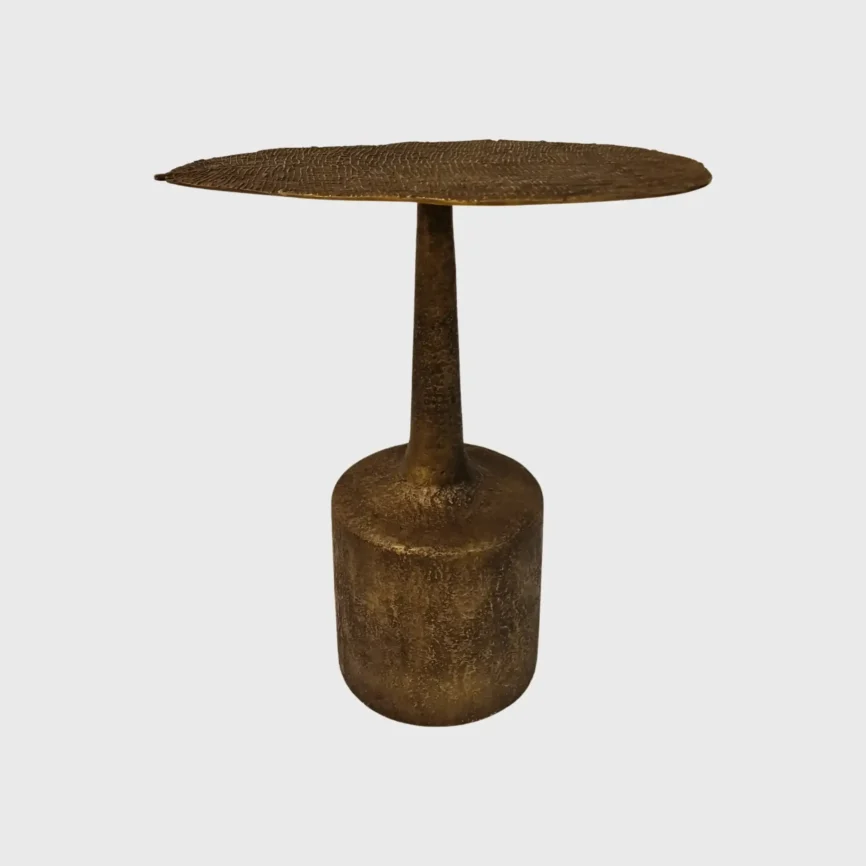 Leaf Side Table Bronze Dorato, Bronze Dorato finish
