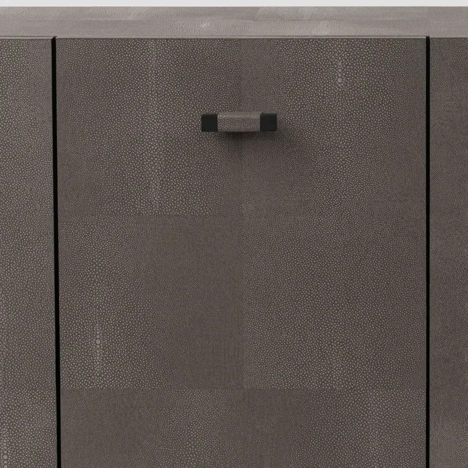 Linea Nera Cabinet Grey Shagreen Leather — This exclusive creation by Eccotrading Design London is a celebration of…