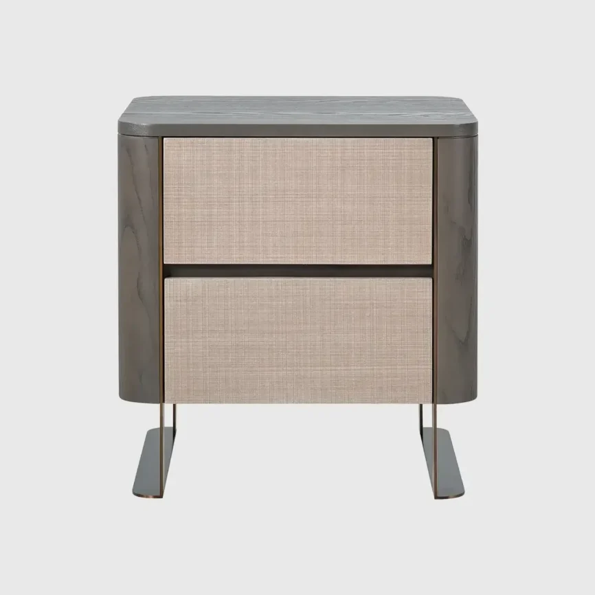 Lizzi 2 Drawer Bedside Macchiato, Macchiato finish