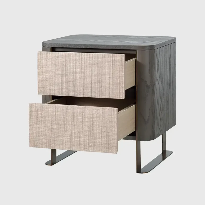 Lizzi 2 Drawer Bedside Macchiato, Lizzi collection