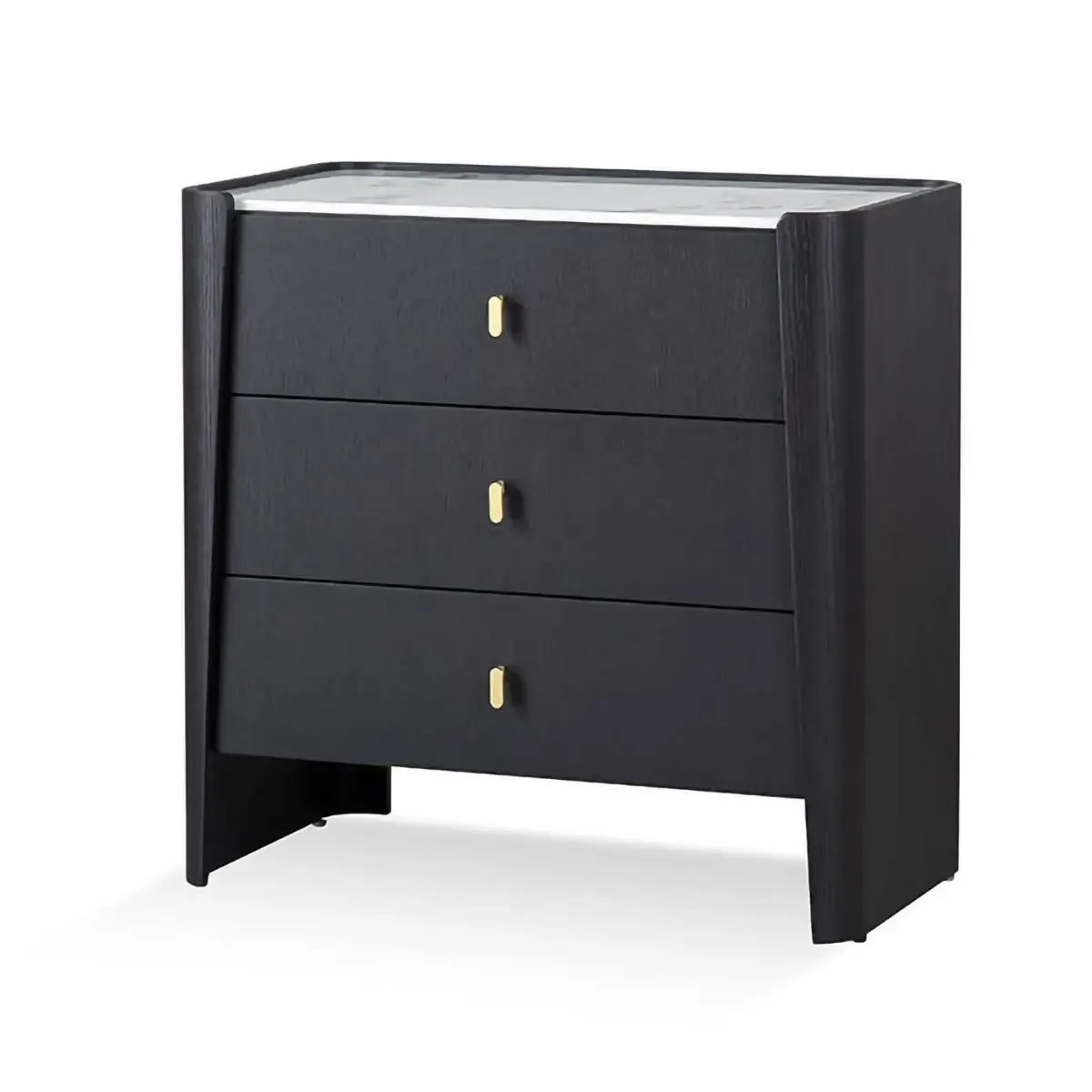 Lizzi 3 Drawer Chest — The Lizzi 3 Drawer Chest in Chocolate Oak is the latest refinement in the Lizzi Collection…