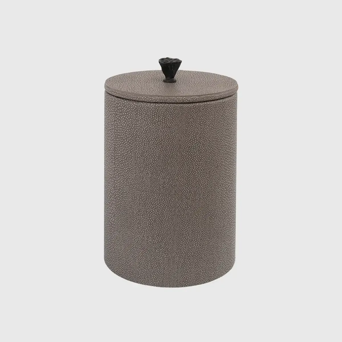 Lotus Box Grey Shagreen Leather, Grey Shagreen Leather finish