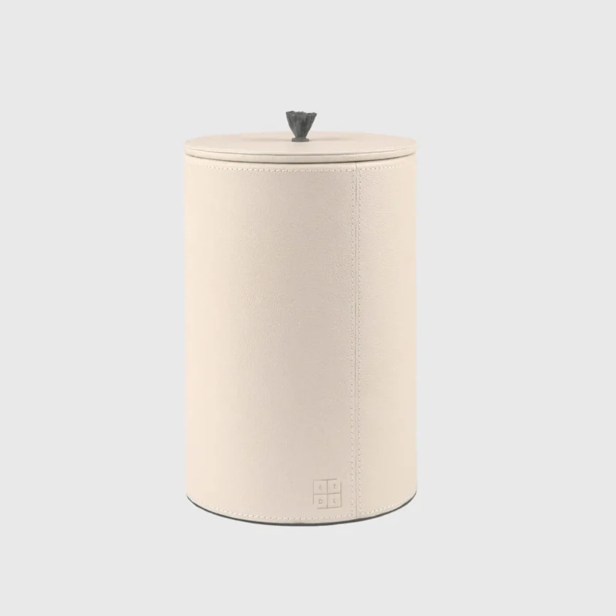 Lotus Box Pumice Leather Large, Pumice Leather finish