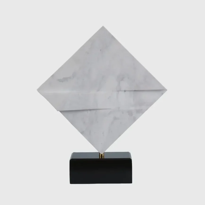 Marble Stone Decoration Angle, 42×10×52 cm