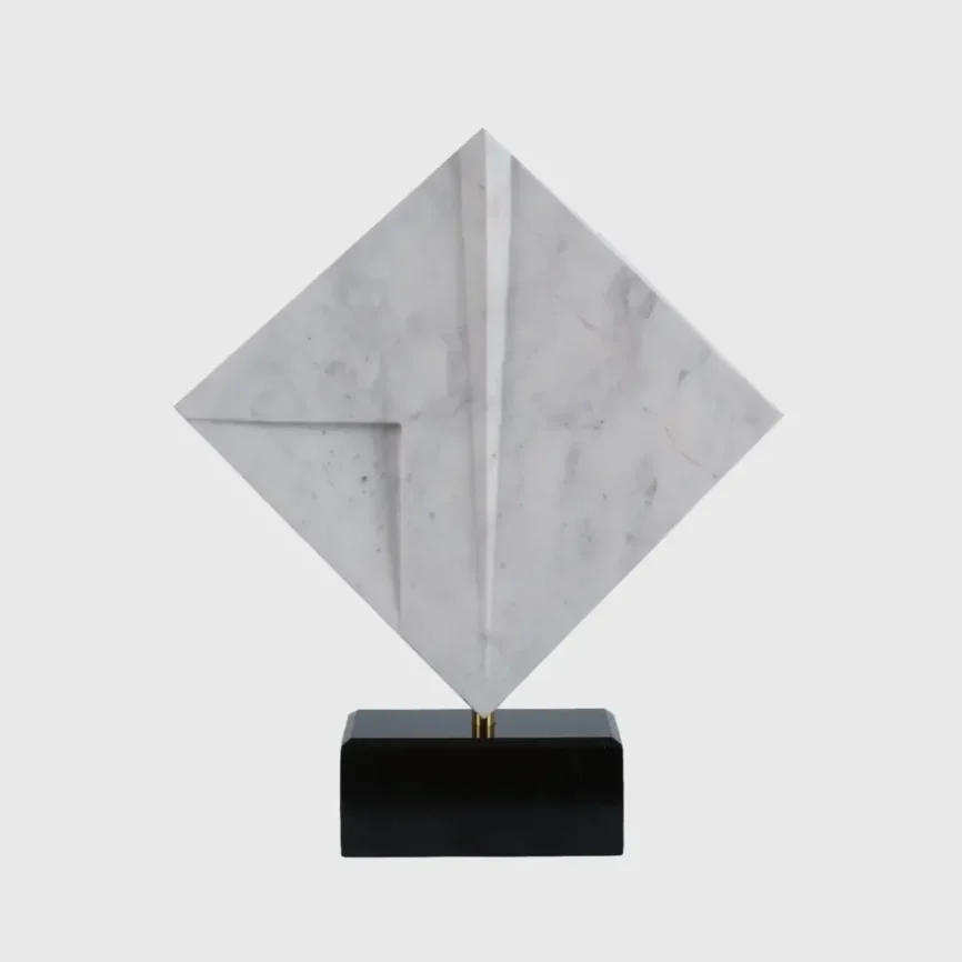 Marble Stone Decoration City Vigor, 42.5×10×51 cm