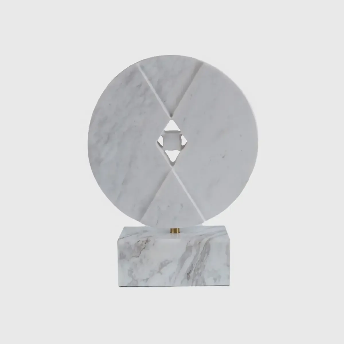 Marble Stone Decoration Cruze Statue Pace, 30×10×37 cm