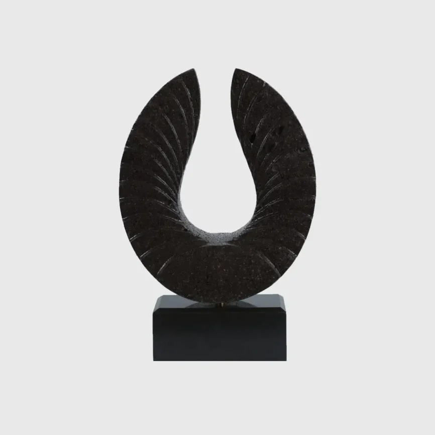 Marble Stone Decoration U Statue, 30×10×43 cm