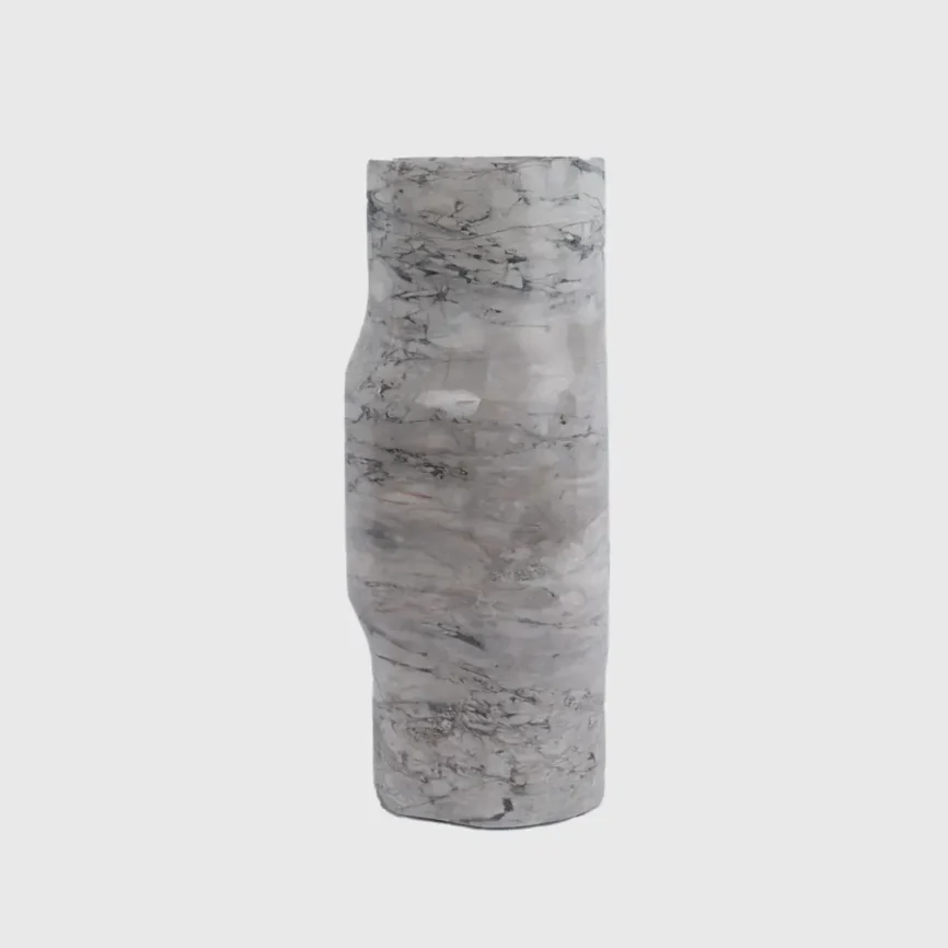 Marble Stone Decoration VASE low — cellen marble collection